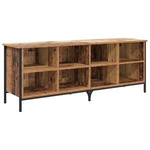 vidaXL Skř&iacute;ň na obuv 131 x 35 x 50 cm Konstrukčn&iacute; dřevo a železo