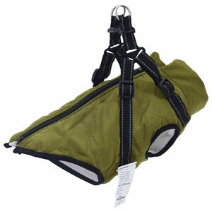 vidaXL Ps&iacute; kab&aacute;t Arm&aacute;dně zelen&aacute; L36 Fleece a polyester