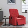 vidaXL Elektrick&eacute; mas&aacute;žn&iacute; polohovac&iacute; křeslo červen&eacute; uměl&aacute; kůže