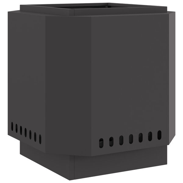 vidaXL Bezemisný gril Černá 48 x 48 x 51 cm Ocel