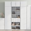 vidaXL Skříň highboard bílá 70 x 42,5 x 185 cm kompozitní dřevo