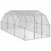 vidaXL V&yacute;běh pro slepice 2,5x6x2,25 m pozinkovan&aacute; ocel