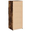 vidaXL Skř&iacute;ň highboard kouřov&yacute; dub 50 x 42,5 x 124 cm kompozitn&iacute; dřevo