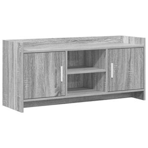 vidaXL Televizn&iacute; skř&iacute;ň 102 x 33 x 47 cm &Scaron;ed&yacute; Sonoma Kompozitn&iacute; dřevo