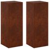 vidaXL Stojan na rostliny 2 pcs Rezav&aacute; 30 x 30 x 80 cm