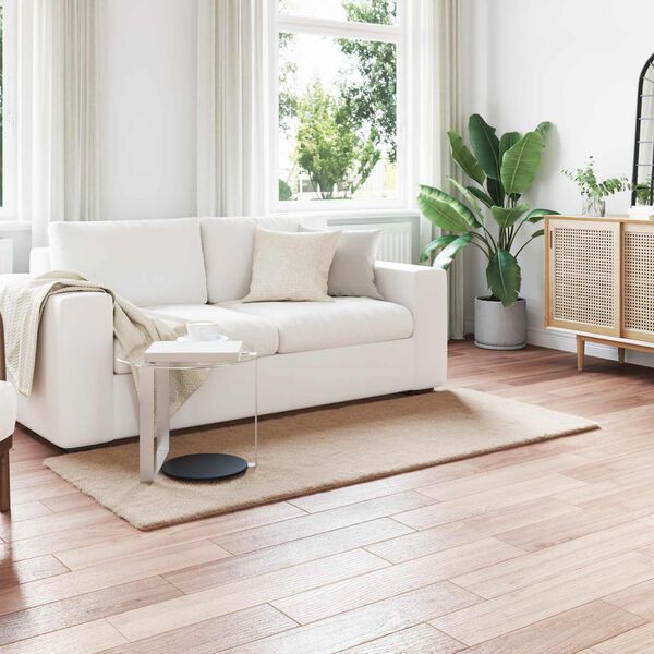 vidaXL Koberec z uměl&eacute; kr&aacute;lič&iacute; kože&scaron;iny Olite Taupe 100 x 200 cm