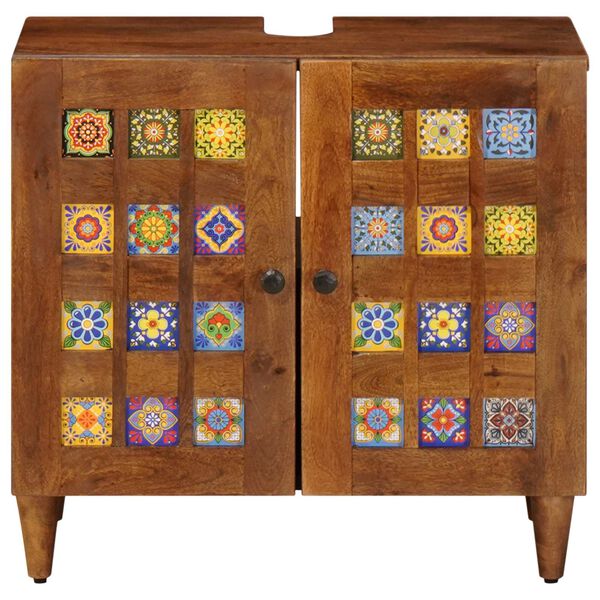 vidaXL Skř&iacute;ňka pod umyvadlo s &uacute;loži&scaron;těm Vla&scaron;sk&yacute; ořech 62 x 33 x 58 cm