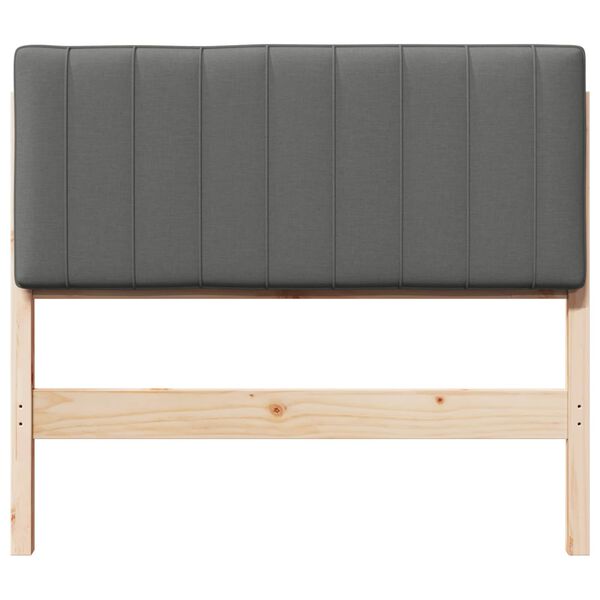 vidaXL Čalouněn&eacute; čelo postele s čelo Hněd&aacute; a světle &scaron;ed&aacute; 100 cm