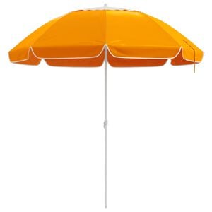 vidaXL Zahradn&iacute; slunečn&iacute;k 160 cm 170T polyester Oranžov&aacute;