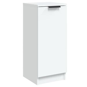 vidaXL Př&iacute;born&iacute;k b&iacute;l&yacute; 30 x 30 x 70 cm kompozitn&iacute; dřevo