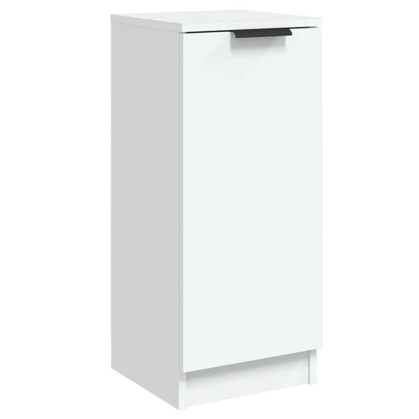 vidaXL Př&iacute;born&iacute;k b&iacute;l&yacute; 30 x 30 x 70 cm kompozitn&iacute; dřevo