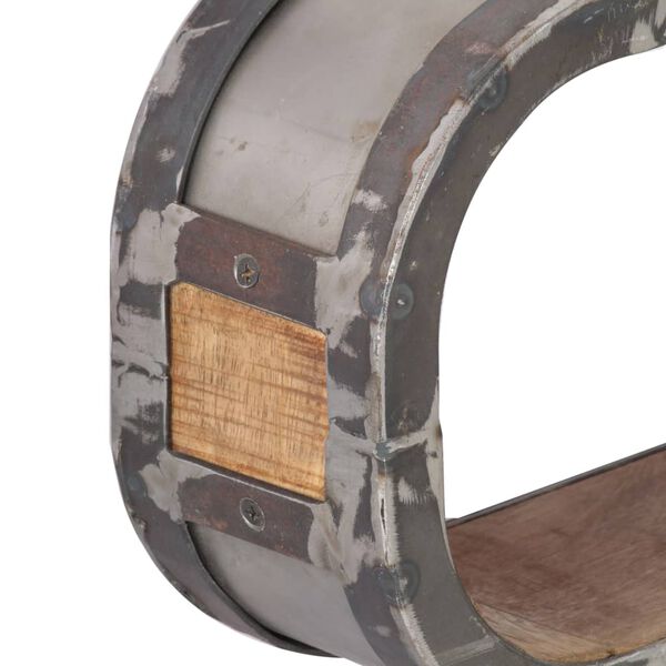 vidaXL 3d&iacute;ln&aacute; n&aacute;stěnn&aacute; sada polic masivn&iacute; mangovn&iacute;k