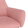 vidaXL Houpac&iacute; křeslo růžov&eacute; samet