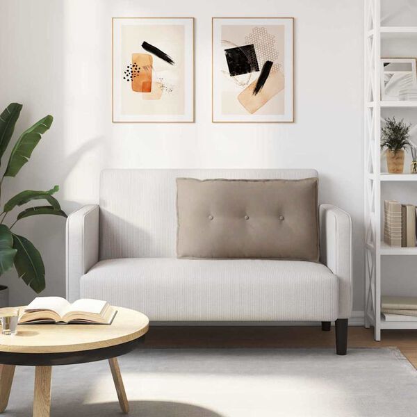 vidaXL Pol&scaron;t&aacute;ř na z&aacute;da Taupe 80 x 50 cm Mikrovl&aacute;kno