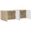 vidaXL TV wall cabinet N&aacute;stěnn&yacute; 2 pcs Sonoma dub 59,5 x 31 x 40 cm