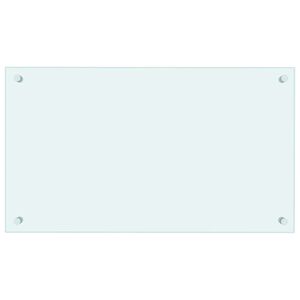 vidaXL Kuchyňsk&yacute; panel ml&eacute;čn&yacute; 70 x 40 cm tvrzen&eacute; sklo