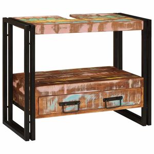 vidaXL Skř&iacute;ňka pod toaletn&iacute; stolek se z&aacute;suvkou s &uacute;loži&scaron;těm V&iacute;cebarevn&yacute;