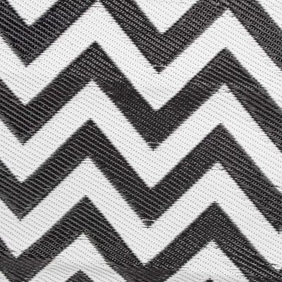 Bo-Camp Venkovní koberec Chill mat Wave 2,7 x 3,5 m XL černý a bílý