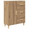 vidaXL Serv&iacute;rovac&iacute; skř&iacute;ň Artisanov&yacute; dub 34 x 69.5 x 90 cm