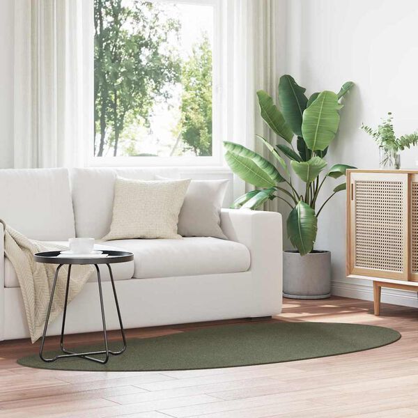 vidaXL Kusov&eacute; koberce HUARTE Lesn&iacute; zelen&aacute; 100 x 200 cm Polyester