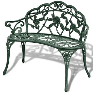 vidaXL Zahradn&iacute; lavice 100 cm lit&yacute; hlin&iacute;k zelen&aacute;