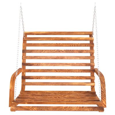 vidaXL Houpací lavice ohýbané dřevo s teakovou úpravou 126x63x92 cm