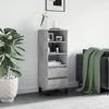 vidaXL Skř&iacute;ň highboard betonově &scaron;ed&aacute; 40 x 36 x 110 cm kompozitn&iacute; dřevo