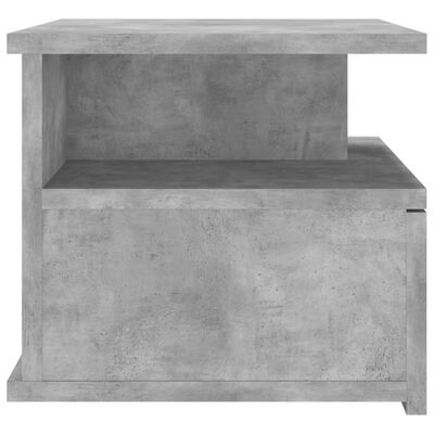 vidaXL Nástěnné noční stolky 2 ks betonově šedé 40x31x27cm dřevotříska