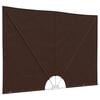 vidaXL Balcony Privacy Screen Obd&eacute;ln&iacute;kov&yacute; 240 x 160 cm Polyester Hněd&aacute;