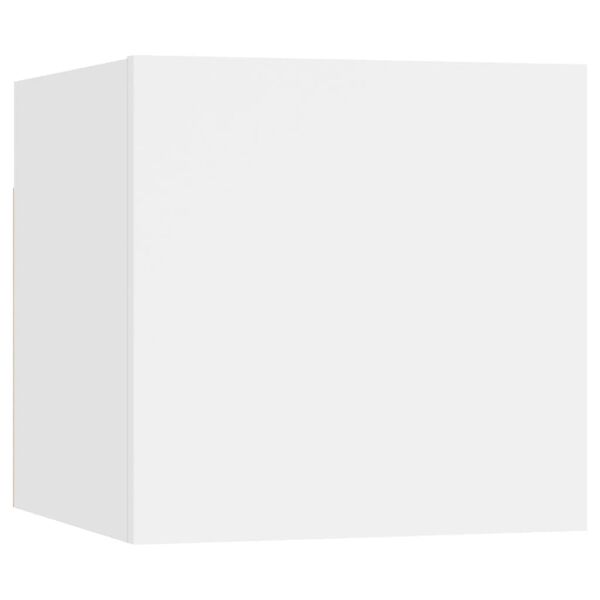 vidaXL N&aacute;stěnn&eacute; TV skř&iacute;ňky 8 ks b&iacute;l&eacute; 30,5 x 30 x 30 cm
