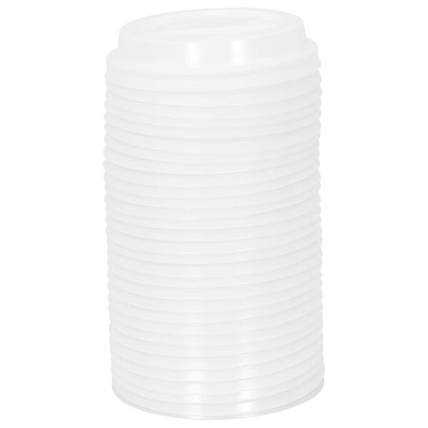 vidaXL Pap&iacute;rov&eacute; v&iacute;čka na k&aacute;vu &Oslash;90 mm 12oz and 16oz 1000 pcs b&iacute;l&eacute; plast