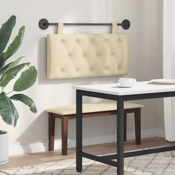 vidaXL Z&aacute;věsn&aacute; čeln&iacute; deska N&aacute;stěnn&yacute; Kr&eacute;mov&aacute; 100 x 55 x 7 cm textil