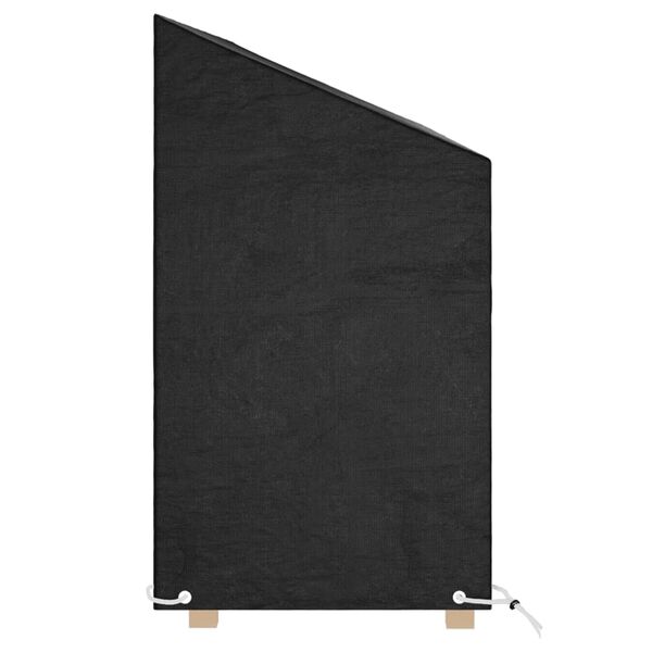 vidaXL Plachty na zahradn&iacute; lavice 2 ks 12 oček 210 x 70 x 70/88 cm PE