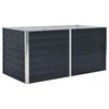 vidaXL Vyv&yacute;&scaron;en&yacute; zahradn&iacute; truhl&iacute;k 160x80x45 cm pozinkovan&aacute; ocel &uacute;hlov&aacute;