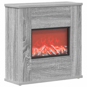 vidaXL Elektrick&yacute; krb &Scaron;ed&yacute; Sonoma 47 x 18 x 48 cm Kompozitn&iacute; dřevo