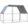 vidaXL Venkovn&iacute; klec pro kuřata 3 x 2 x 2 m pozinkovan&aacute; ocel