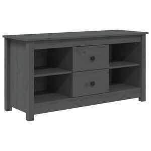 vidaXL TV skř&iacute;ňka &scaron;ed&aacute; 103 x 36,5 x 52 cm masivn&iacute; borov&eacute; dřevo