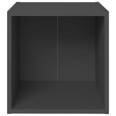 vidaXL TV stolek šedý 37 x 35 x 37 cm dřevotříska