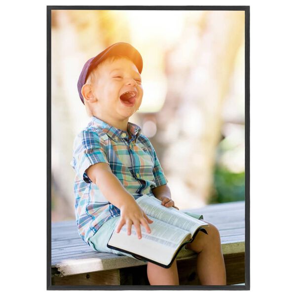 vidaXL Fotor&aacute;mečky kol&aacute;ž 3 ks na stůl čern&eacute; 18 x 24 cm MDF