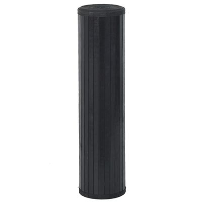 vidaXL Koberec obdélníkový černý 60 x 100 cm bambus