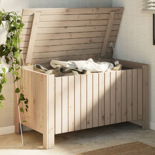 vidaXL &Uacute;ložn&yacute; box s v&iacute;kem RANA 100 x 49 x 54 cm masivn&iacute; borov&eacute; dřevo