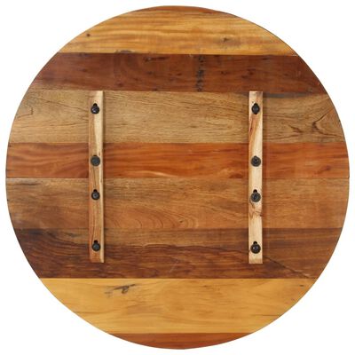 vidaXL Kulatá stolní deska 80 cm 15–16 mm masivní recyklované dřevo