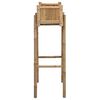 vidaXL Zahradn&iacute; květin&aacute;č s drž&aacute;kem Př&iacute;rodn&iacute; 50 x 38 x 114 cm Bambus