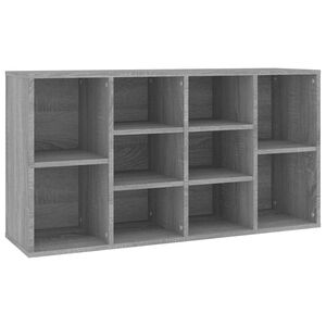 vidaXL Lavice s botn&iacute;kem &scaron;ed&aacute; sonoma 103x30x55 cm kompozitn&iacute; dřevo