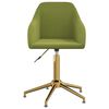 vidaXL Otočn&eacute; j&iacute;deln&iacute; židle 4 ks světle zelen&eacute; samet