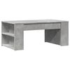 vidaXL Konferenčn&iacute; stolek betonově &scaron;ed&yacute; 102x55x42 cm kompozitn&iacute; dřevo