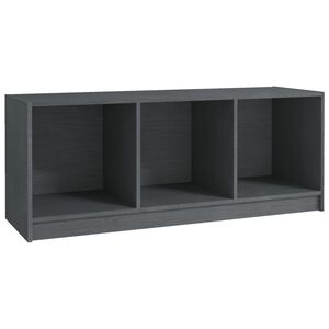 vidaXL TV stolek &scaron;ed&yacute; 104 x 33 x 41 cm masivn&iacute; borov&eacute; dřevo