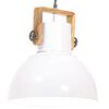 vidaXL Industri&aacute;ln&iacute; z&aacute;věsn&eacute; sv&iacute;tidlo 25 W b&iacute;l&eacute; kulat&eacute; 40 cm E27