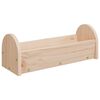 vidaXL Sen&iacute;k pro kr&aacute;l&iacute;ky 28 x 10 x 10 cm masivn&iacute; jedlov&eacute; dřevo