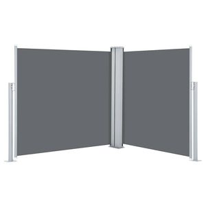 vidaXL Zatahovac&iacute; bočn&iacute; mark&yacute;za / z&aacute;stěna antracitov&aacute; 100 x 600 cm